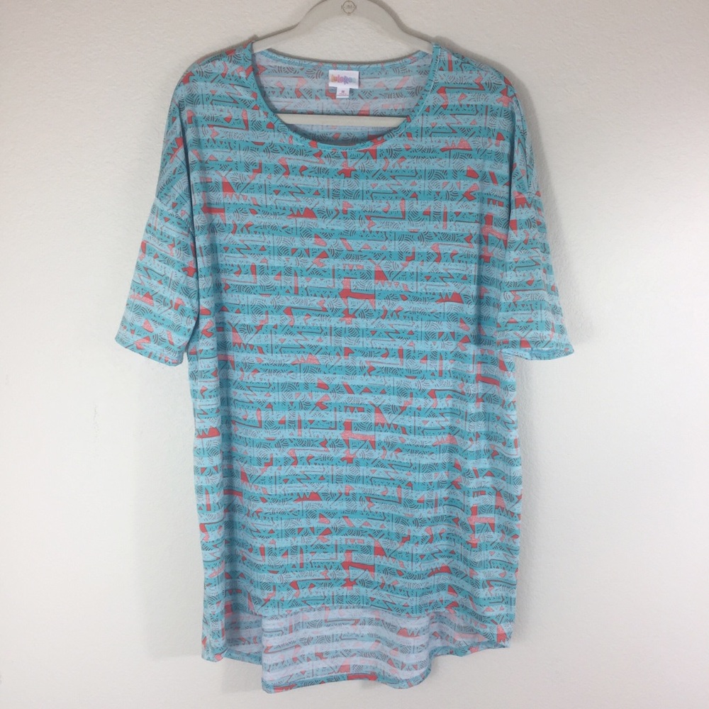 LuLaRoe Irma Tee Size M Stripe